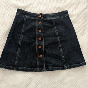 Madewell jean skirt